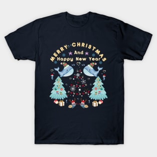 Merry Christmas and Happy New Year under the sea T-Shirt